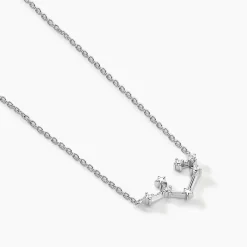 Clearance Histoire d'Or Collier Vega Argent Blanc Oxyde De Zirconium