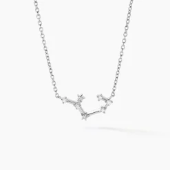 Clearance Histoire d'Or Collier Vega Argent Blanc Oxyde De Zirconium