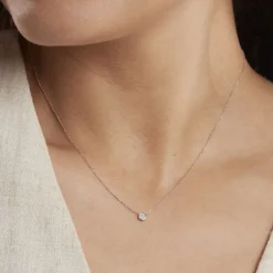 New Histoire d'Or Collier Violanda Or Blanc Diamant