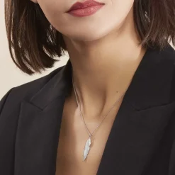 New Histoire d'Or Collier Violka Argent Blanc