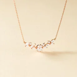 Histoire d'Or Collier Wanda Argent Rose Oxyde De Zirconium* Colliers|Colliers