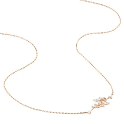 Sale Histoire d'Or Collier Wendy Argent Rose Oxyde De Zirconium