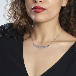 Histoire d'Or Collier Wilna Acier Blanc* Colliers|Colliers