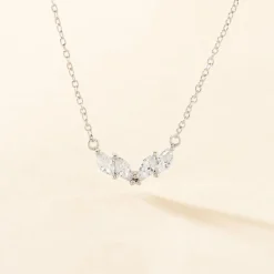 Histoire d'Or Collier Winter Sweetness Argent Blanc Oxyde De Zirconium* Colliers|Colliers