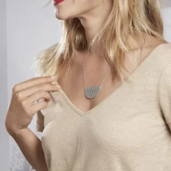 Histoire d'Or Collier Yelda Acier Blanc* Colliers|Colliers