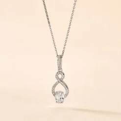 Outlet Histoire d'Or Collier Ylianna Argent Blanc Oxyde De Zirconium