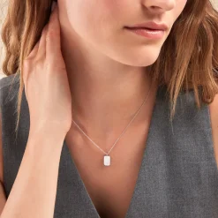 Histoire d'Or Collier Youna Argent Blanc Oxyde De Zirconium* Colliers|Colliers