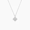 Online Histoire d'Or Collier Ysambre Argent Blanc Oxyde De Zirconium