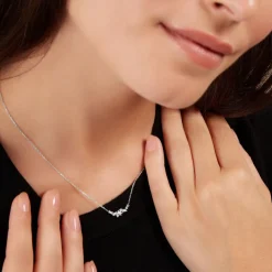 Histoire d'Or Collier Zachary Or Blanc Diamant Synthétique* Colliers|Colliers