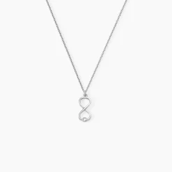 Best Histoire d'Or Collier Zayra Argent Blanc Oxyde De Zirconium