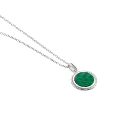 Discount Histoire d'Or Collier Zea Argent Blanc Malachite argent blanc malachite vert