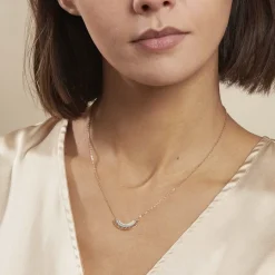 Hot Histoire d'Or Collier Zoila Plaqué Or Jaune Oxyde De Zirconium