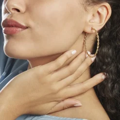 Clearance Histoire d'Or Creoles Acier Dore Antonello acier doré