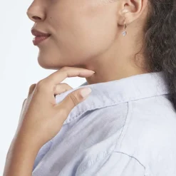 Histoire d'Or Creoles Or Jaune Lowan Oxydes De Zirconium* Boucles D'Oreilles|Boucles D'Oreilles Créoles