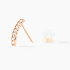 Histoire d'Or Creoles Or Rose Jacoba Oxydes* Boucles D'Oreilles|Boucles D'Oreilles Créoles