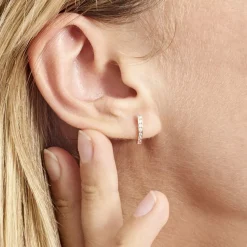 Histoire d'Or Creoles Or Rose Jacoba Oxydes* Boucles D'Oreilles|Boucles D'Oreilles Créoles