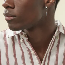 Histoire d'Or Créole Unitaire Acier Blanc Gvennig* Boucles D'Oreilles|Piercings D'Oreilles