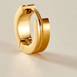 Histoire d'Or Créole Unitaire Acier Jaune Jair* Boucles D'Oreilles|Piercings D'Oreilles