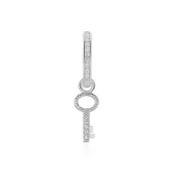 Histoire d'Or Créole Unitaire Ancelin Rondes Argent Blanc Oxyde De Zirconium* Boucles D'Oreilles|Piercings D'Oreilles