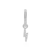 Histoire d'Or Créole Unitaire Ancelin Rondes Argent Blanc Oxyde De Zirconium* Boucles D'Oreilles|Piercings D'Oreilles