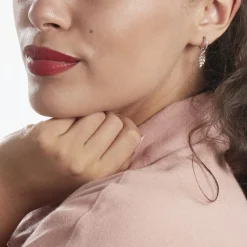 New Histoire d'Or Créole Unitaire Argent Blanc Ancelin Oxydes De Zirconium