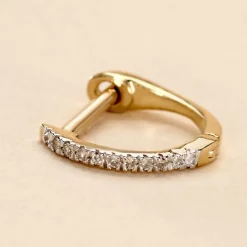 Histoire d'Or Créole Unitaire Aryanna* Boucles D'Oreilles|Piercings D'Oreilles