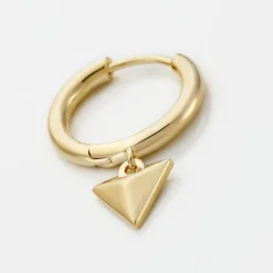 Hot Histoire d'Or Créole Unitaire Basilio Plaqué Or Doré