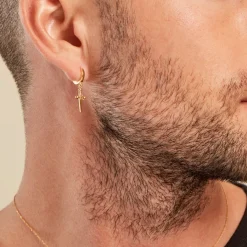 Sale Histoire d'Or Créole Unitaire Harvey Plaqué Or Jaune