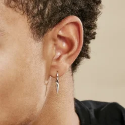 Histoire d'Or Créole Unitaire Lari Argent Blanc* Boucles D'Oreilles|Piercings D'Oreilles