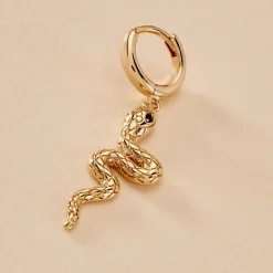 Sale Histoire d'Or Créole Unitaire Yasha Plaqué Or Jaune Spinelle Synthétique