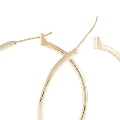 Discount Histoire d'Or Créoles Ada Lisse Plaqué Or Jaune