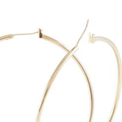 Histoire d'Or Créoles Ada Lisse Plaqué Or Jaune* Boucles D'Oreilles|Boucles D'Oreilles Fantaisie