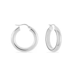 Outlet Histoire d'Or Créoles Adama acier blanc