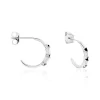 Histoire d'Or Créoles Adriana Argent Blanc Oxyde De Zirconium* Boucles D'Oreilles|Boucles D'Oreilles Fantaisie
