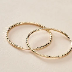 Online Histoire d'Or Créoles Aglavie Flexibles Or Jaune