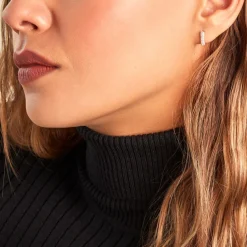 Histoire d'Or Créoles Alexus Or Jaune Oxyde De Zirconium* Boucles D'Oreilles|Boucles D'Oreilles Créoles