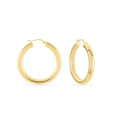 Online Histoire d'Or Créoles Amael Acier Jaune acier doré