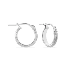 Histoire d'Or Créoles Ananas Or Blanc