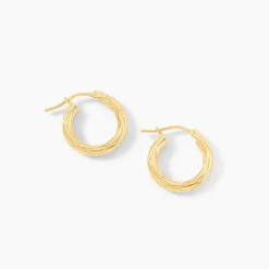 Histoire d'Or Créoles Anantha Or Jaune* Boucles D'Oreilles|Boucles D'Oreilles Créoles