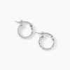 Histoire d'Or Créoles Anastasia Argent Blanc* Boucles D'Oreilles|Boucles D'Oreilles Fantaisie