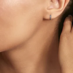 Histoire d'Or Créoles Andgelina Rondes Or Jaune Oxyde De Zirconium* Boucles D'Oreilles|Boucles D'Oreilles Créoles