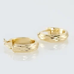 Histoire d'Or Créoles Antiope Or Jaune* Boucles D'Oreilles|Boucles D'Oreilles Créoles