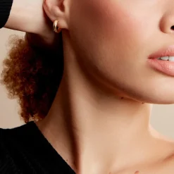 Histoire d'Or Créoles Antiope Or Jaune* Boucles D'Oreilles|Boucles D'Oreilles Créoles