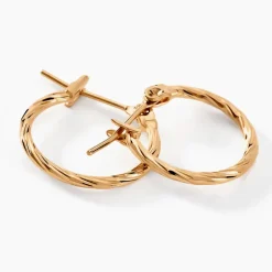 Histoire d'Or Créoles Anusha Plaqué Or Doré* Boucles D'Oreilles|Boucles D'Oreilles Fantaisie