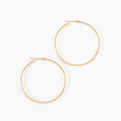 Sale Histoire d'Or Créoles Anusha Plaqué Or Jaune