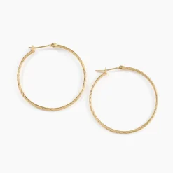 Histoire d'Or Créoles Anusha Plaqué Or Jaune* Boucles D'Oreilles|Boucles D'Oreilles Fantaisie