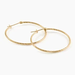 Histoire d'Or Créoles Anusha Plaqué Or Jaune* Boucles D'Oreilles|Boucles D'Oreilles Fantaisie