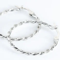 Clearance Histoire d'Or Créoles Argent Blanc Abie