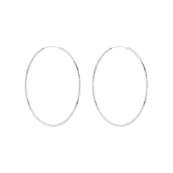 Histoire d'Or Créoles Argent Blanc Agathe* Boucles D'Oreilles|Boucles D'Oreilles Fantaisie