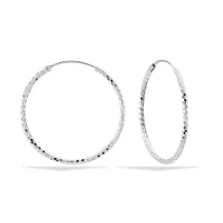 Histoire d'Or Créoles Argent Blanc Agathe* Boucles D'Oreilles|Boucles D'Oreilles Fantaisie